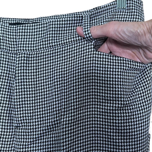 Eloquii Women’s Black & White Houndstooth Pants 14  NWT - Picture 4 of 11